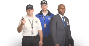 Three security guards