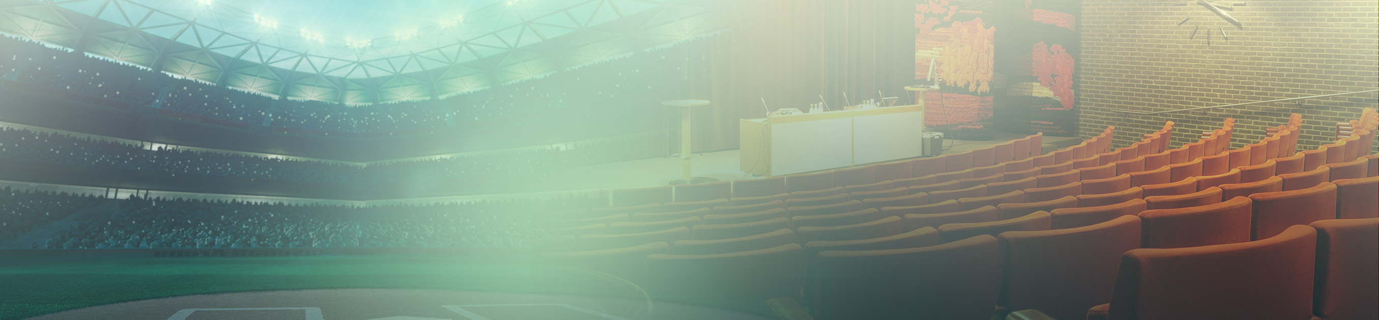 Slider background of event space